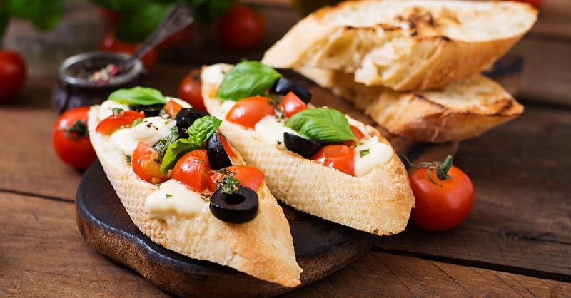 Рецепты брускетты – простые и вкусные закуски на стол!