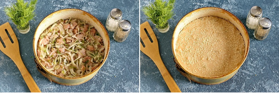 Заливной пирог – вкусные рецепты теста и начинок!